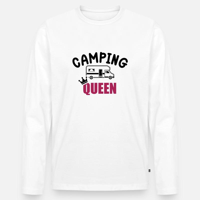 Wohnmobil - Männer Premium Bio Langarmshirt - Weiß