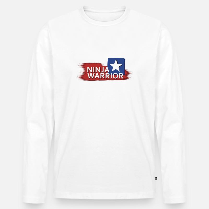 Ninja Warrior - Männer Premium Bio Langarmshirt - undefined