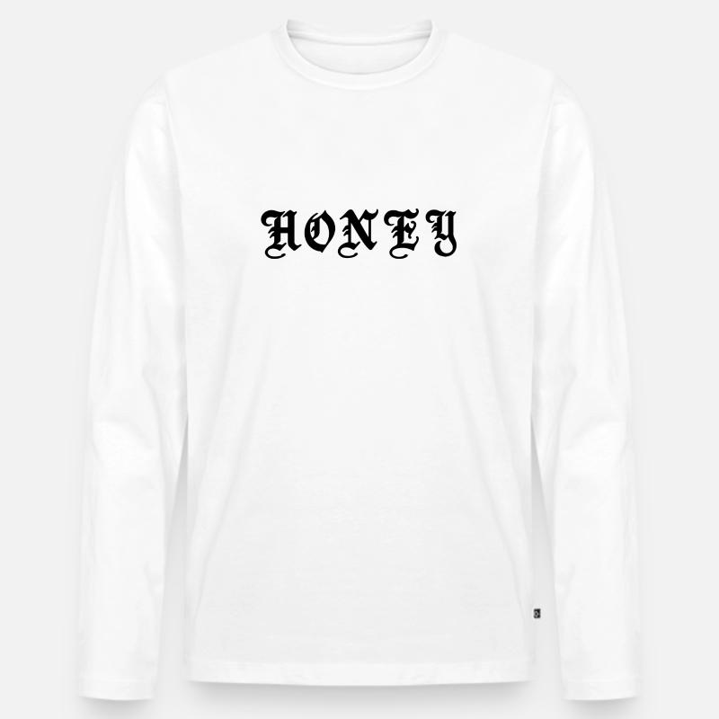 Staaten - Männer Premium Bio Langarmshirt - Weiß