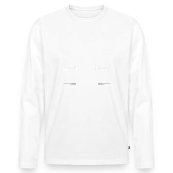 MMA Fighter Mixed Martial Arts - Männer Premium Bio Langarmshirt - Weiß - Vorne - Nico (187cm)