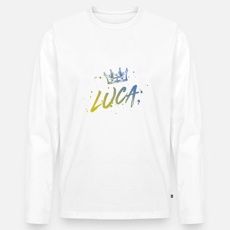 Luca - Männer Premium Bio Langarmshirt - undefined