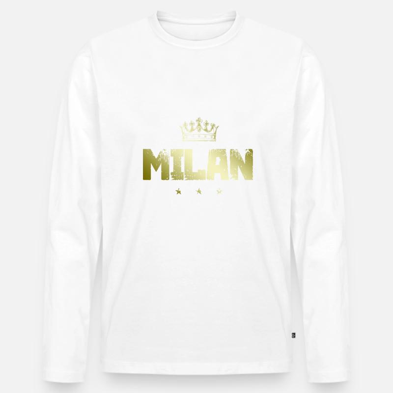 Milan - Männer Premium Bio Langarmshirt - undefined