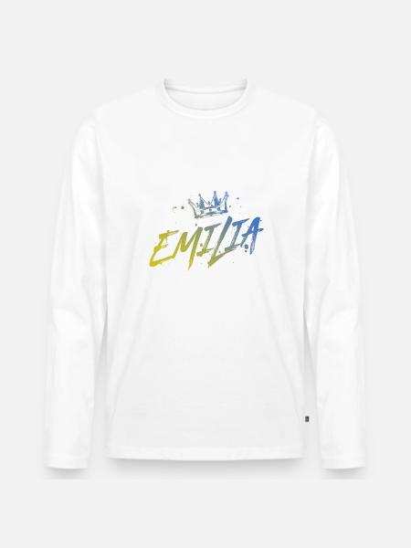 Emilia - T-shirt manches longues Premium bio Homme - 