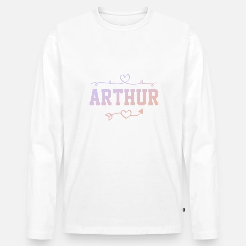 Arthur - Männer Premium Bio Langarmshirt - undefined