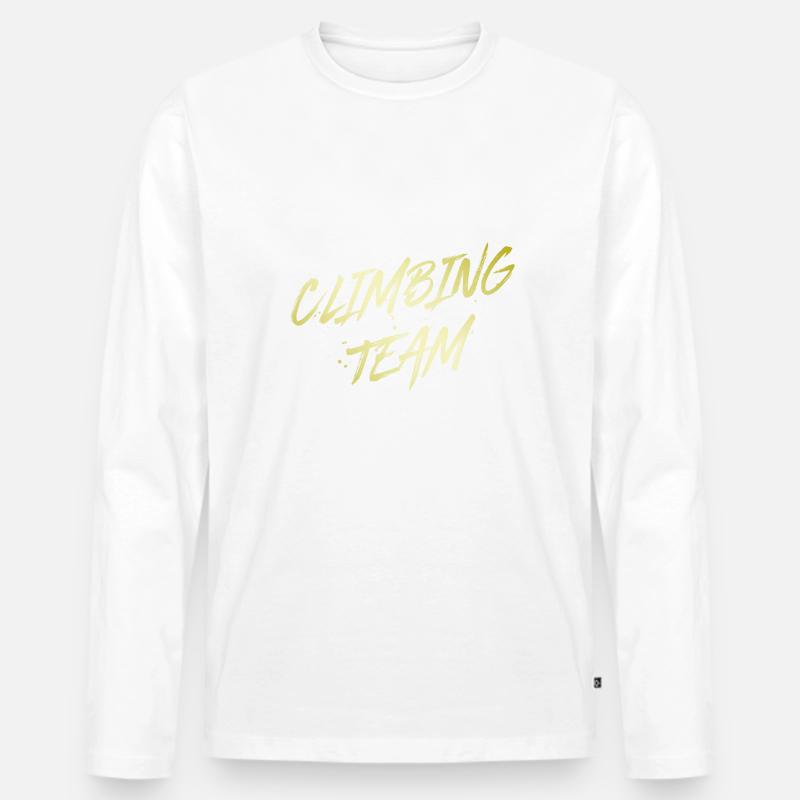 Climbing Team - Männer Premium Bio Langarmshirt - undefined
