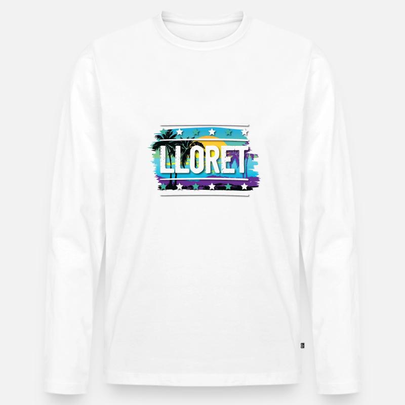 Lloret De Mar - Männer Premium Bio Langarmshirt - undefined