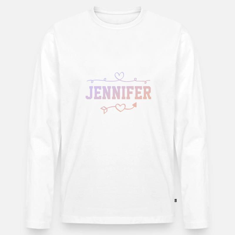 Jennifer - Männer Premium Bio Langarmshirt - undefined