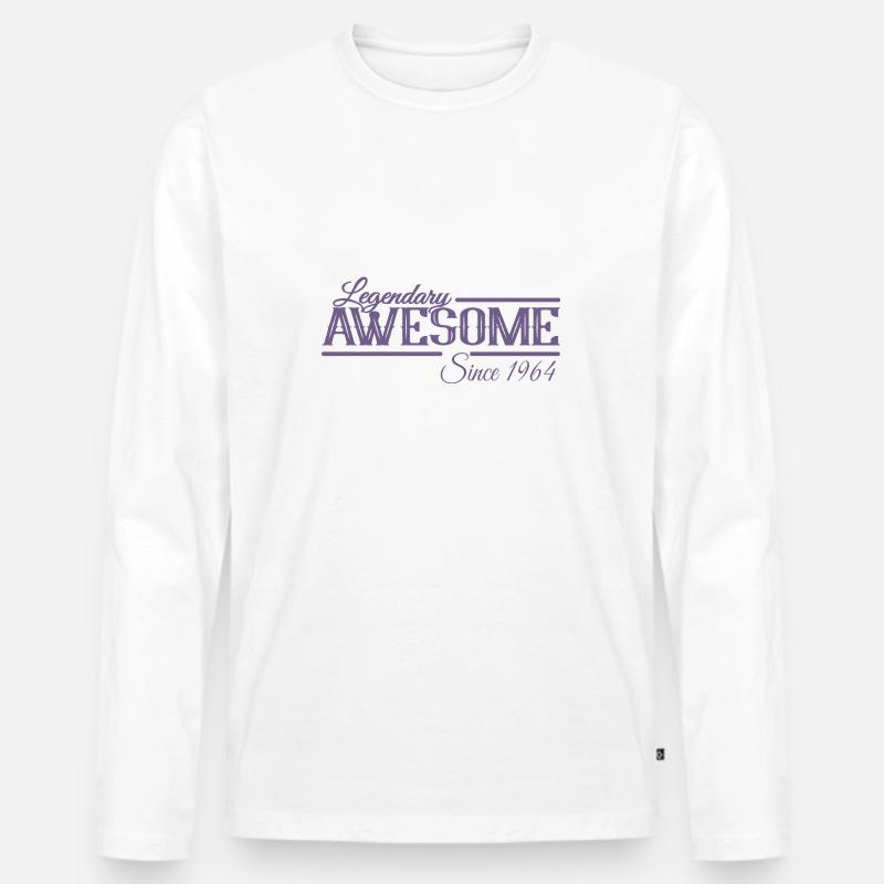 Awesome Since 1964 - Männer Premium Bio Langarmshirt - undefined
