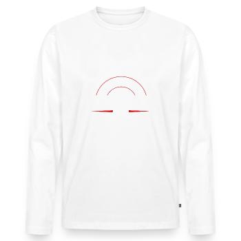MMA Fighter Mixed Martial Arts - Männer Premium Bio Langarmshirt - Weiß - Vorne - Nico (187cm)