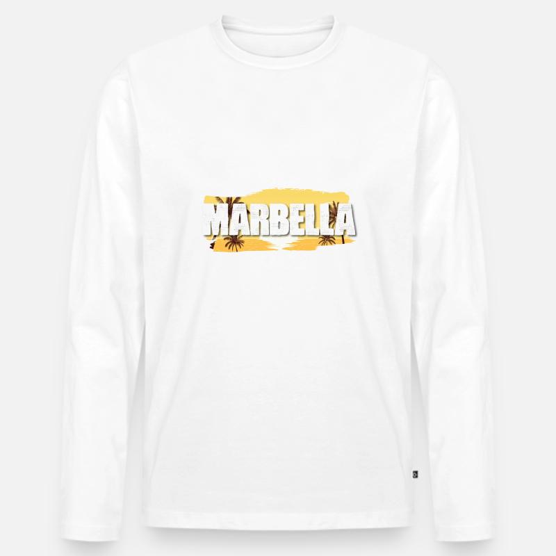 Marbella - Männer Premium Bio Langarmshirt - undefined