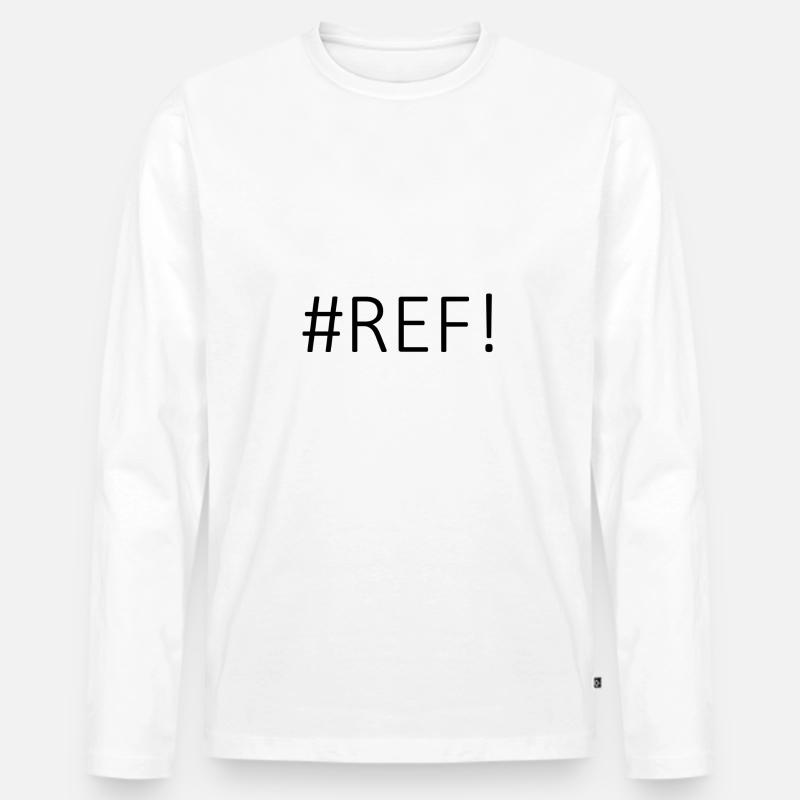 #REF! - Männer Premium Bio Langarmshirt - Weiß