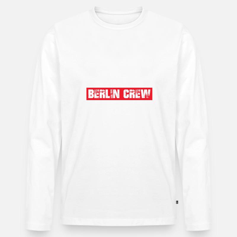 Berlin Crew - Männer Premium Bio Langarmshirt - undefined