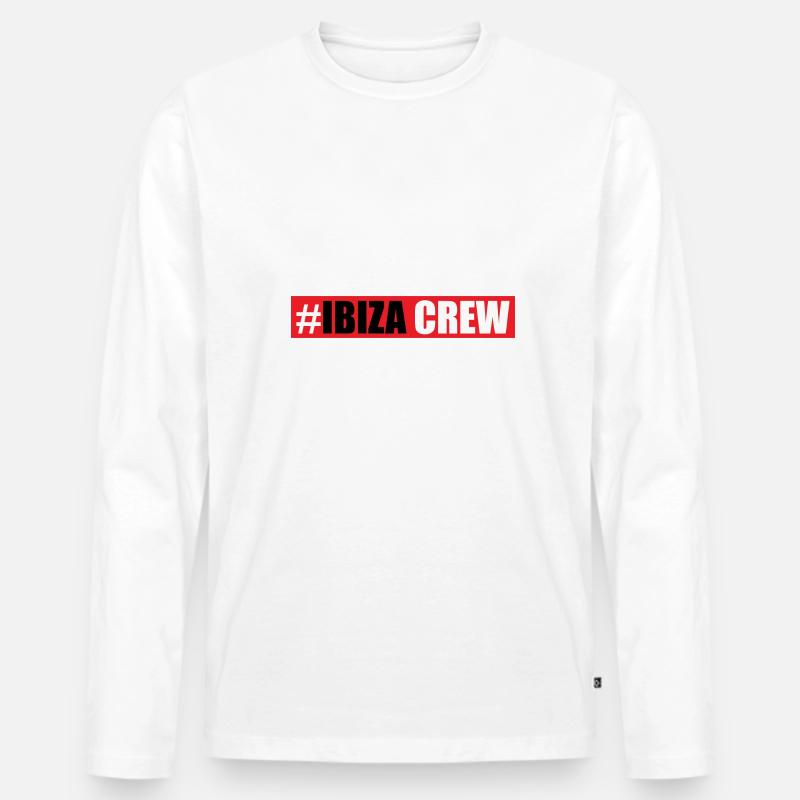 Ibiza Crew - Männer Premium Bio Langarmshirt - undefined