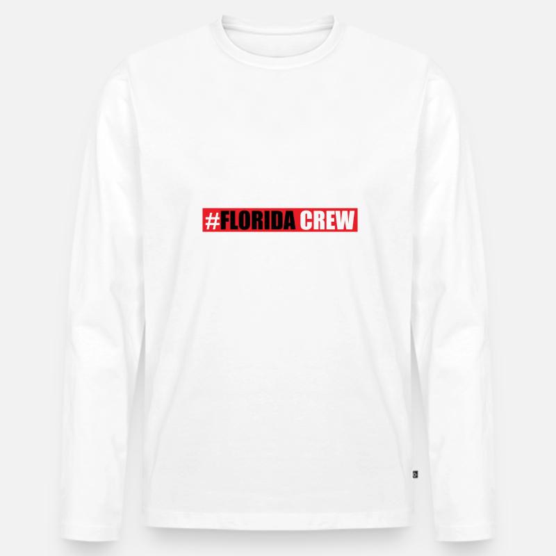 Florida Crew - Männer Premium Bio Langarmshirt - undefined