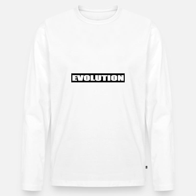 BBQ - Männer Premium Bio Langarmshirt - Weiß