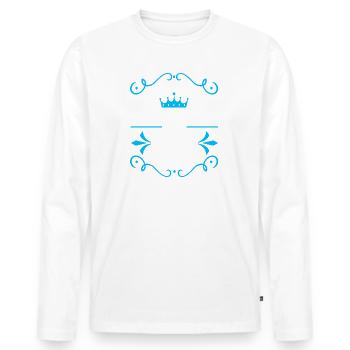 Geburtstag 1985 Raumausstatter Kollege Dekorateur - Männer Premium Bio Langarmshirt - Weiß - Vorne - Nico (187cm)
