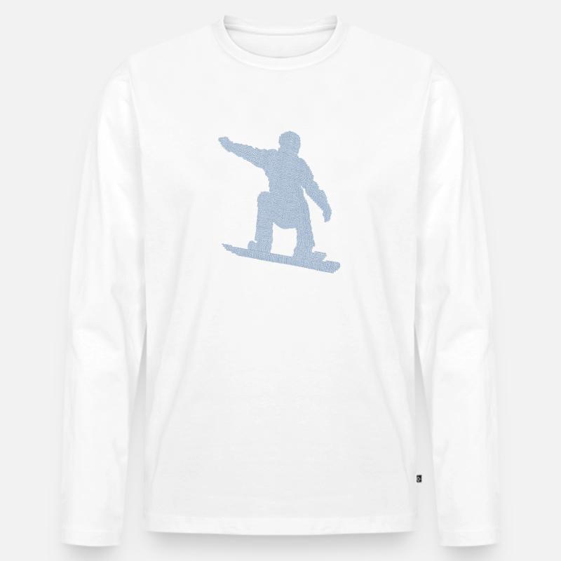 Snowboarder Geschenkideen Snowboard - Männer Premium Bio Langarmshirt - undefined