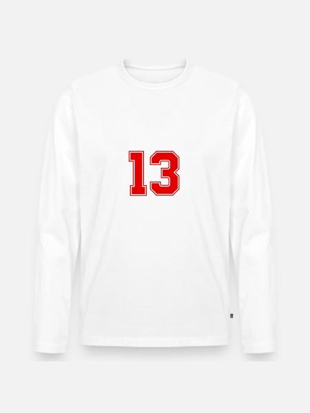 13 Nombre d’objets blob - T-shirt manches longues Premium bio Homme -