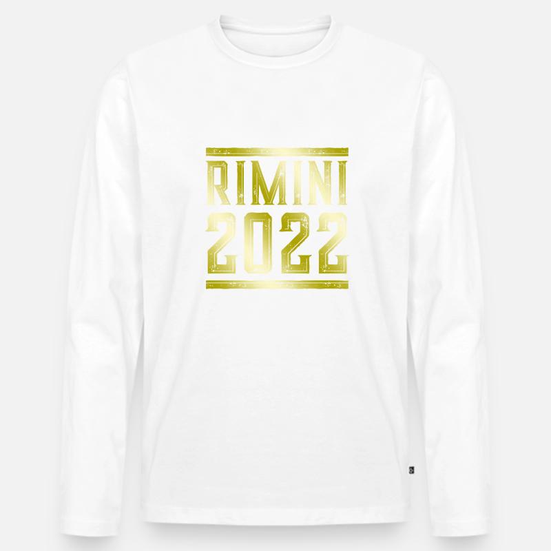 Rimini 2022 Gold - Männer Premium Bio Langarmshirt - undefined