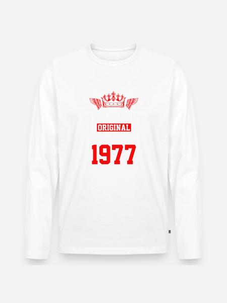 1977 limited edition - Men's Premium Organic Long Sleeve Shirt - 