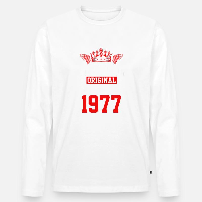 1977 limited edition - Männer Premium Bio Langarmshirt - undefined