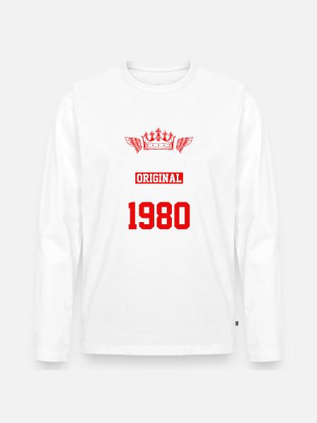 Édition limitée 1980 - T-shirt manches longues Premium bio Homme - 