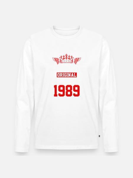 1989 limited edition - Men's Premium Organic Long Sleeve Shirt -