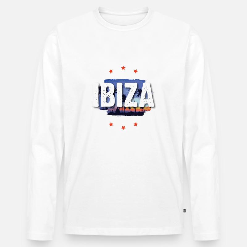 Ibiza - Männer Premium Bio Langarmshirt - undefined