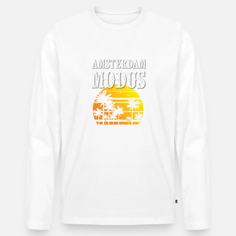 Amsterdam Modus - Männer Premium Bio Langarmshirt - undefined