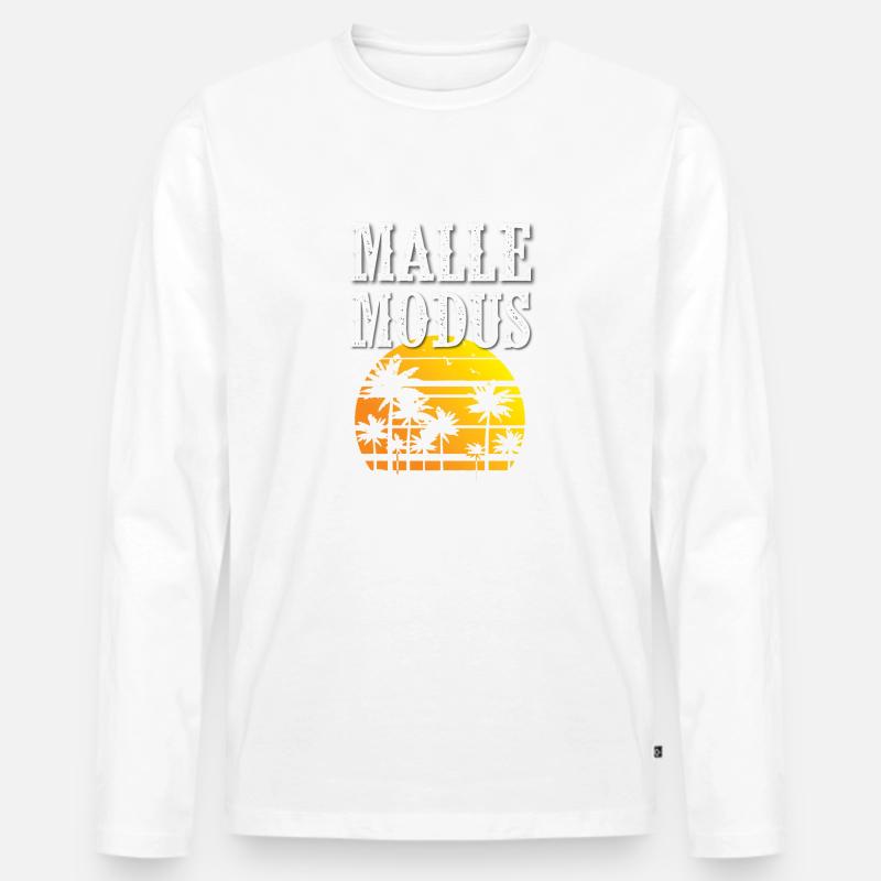Malle Modus - Männer Premium Bio Langarmshirt - undefined