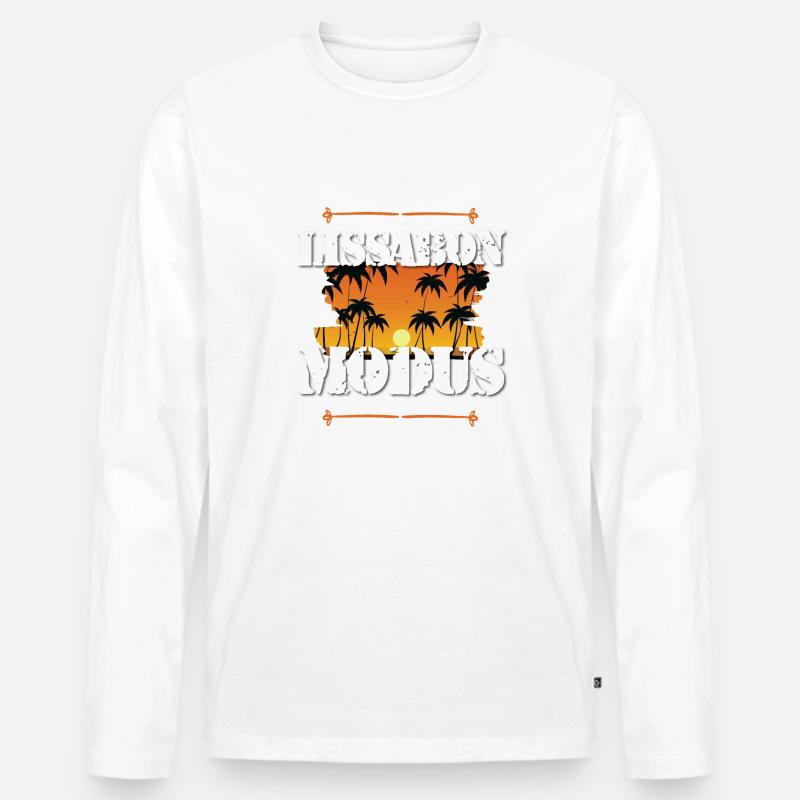 Lissabon Modus - Männer Premium Bio Langarmshirt - undefined