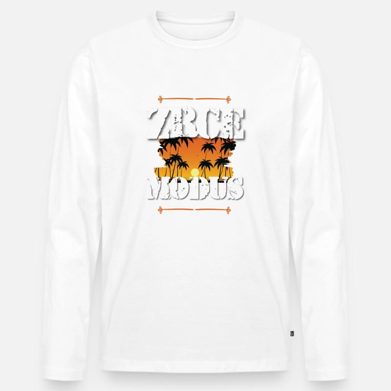 Zrce Modus - Männer Premium Bio Langarmshirt - undefined