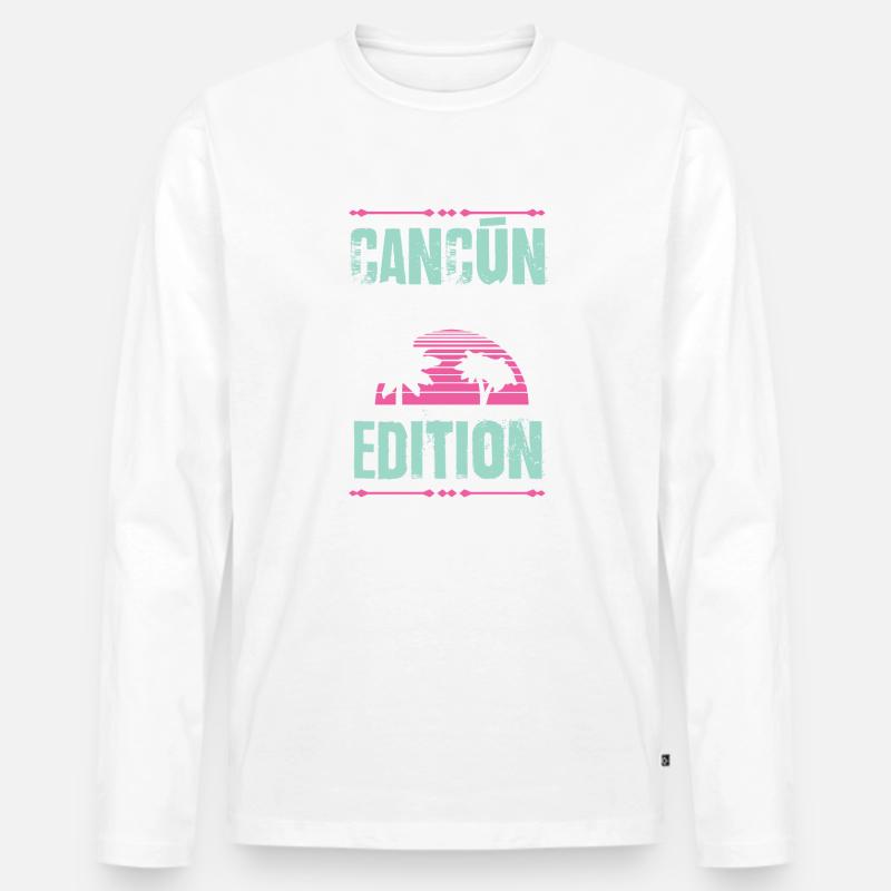 Cancun Party Edition - Männer Premium Bio Langarmshirt - undefined