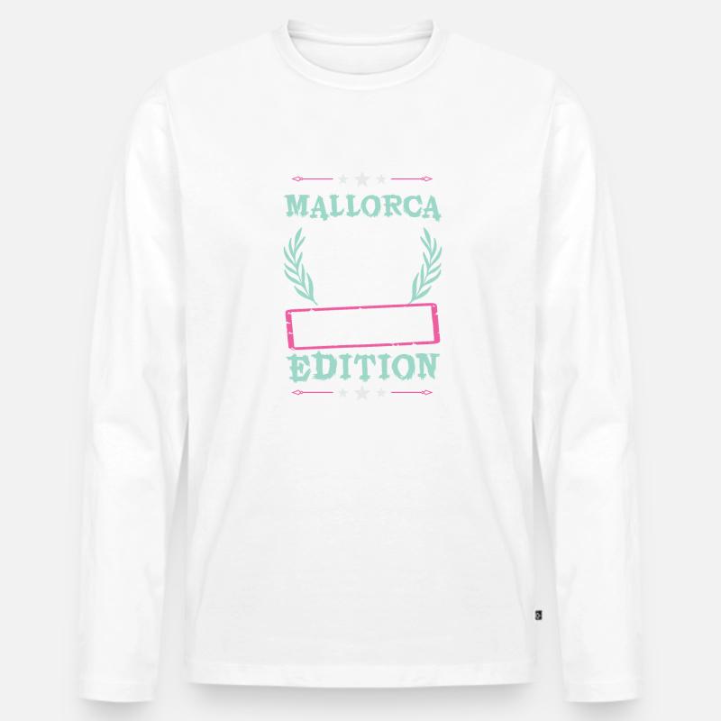 Mallorca Limited Edition - Männer Premium Bio Langarmshirt - undefined