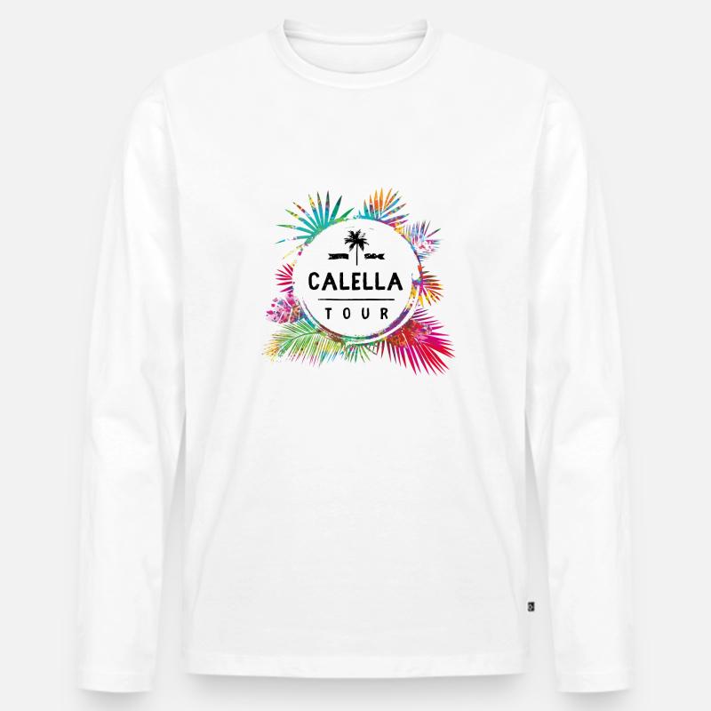 Calella Tour Bunt - Männer Premium Bio Langarmshirt - undefined