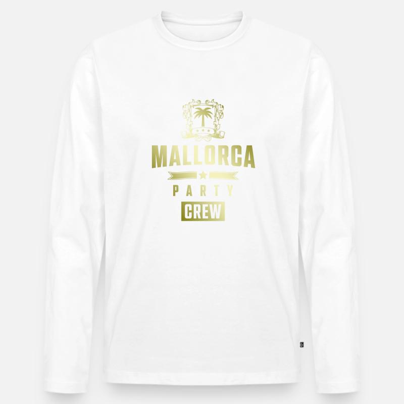 Mallorca Party Crew - Männer Premium Bio Langarmshirt - undefined