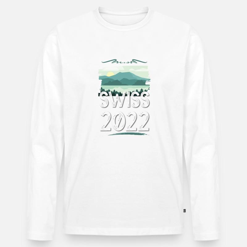 Swiss 2022 - Männer Premium Bio Langarmshirt - undefined