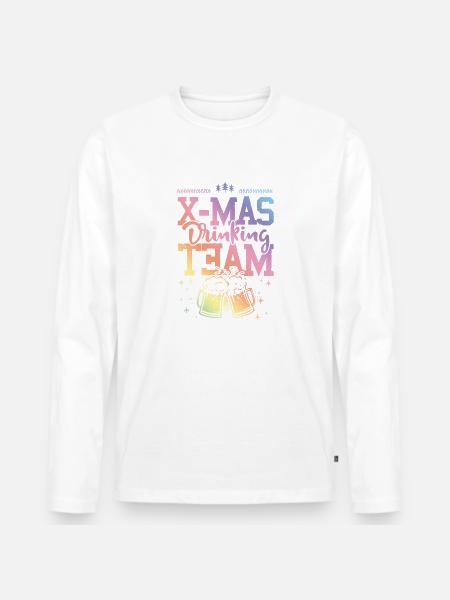 X-mas Drinking Team - Men's Premium Organic Long Sleeve Shirt -