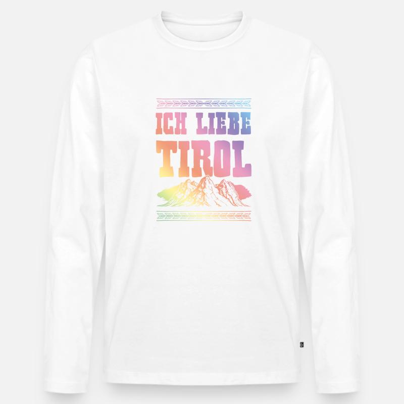 ich liebe Tirol - Männer Premium Bio Langarmshirt - undefined