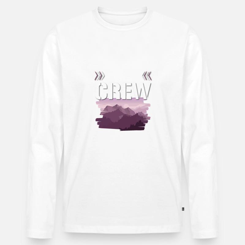 Österreich Party Crew - Männer Premium Bio Langarmshirt - undefined