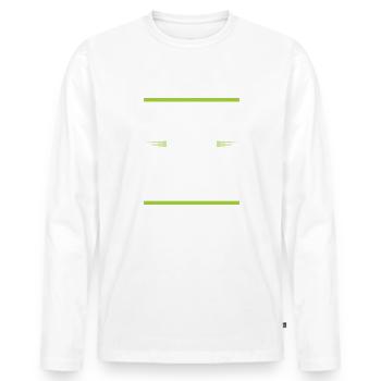 Dancing Crew - Männer Premium Bio Langarmshirt - Weiß - Vorne - Nico (187cm)