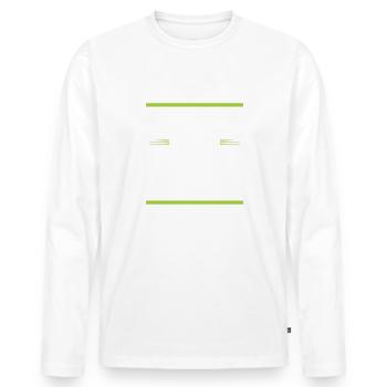 Wrestling Crew - Männer Premium Bio Langarmshirt - Weiß - Vorne - Nico (187cm)