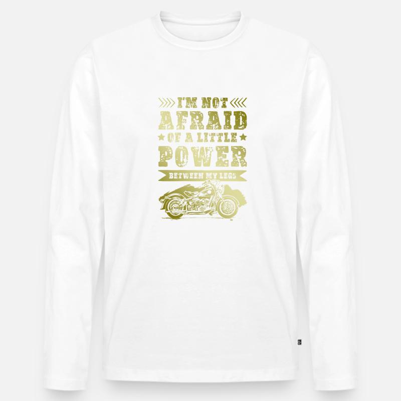 Motorrad Power - Männer Premium Bio Langarmshirt - undefined