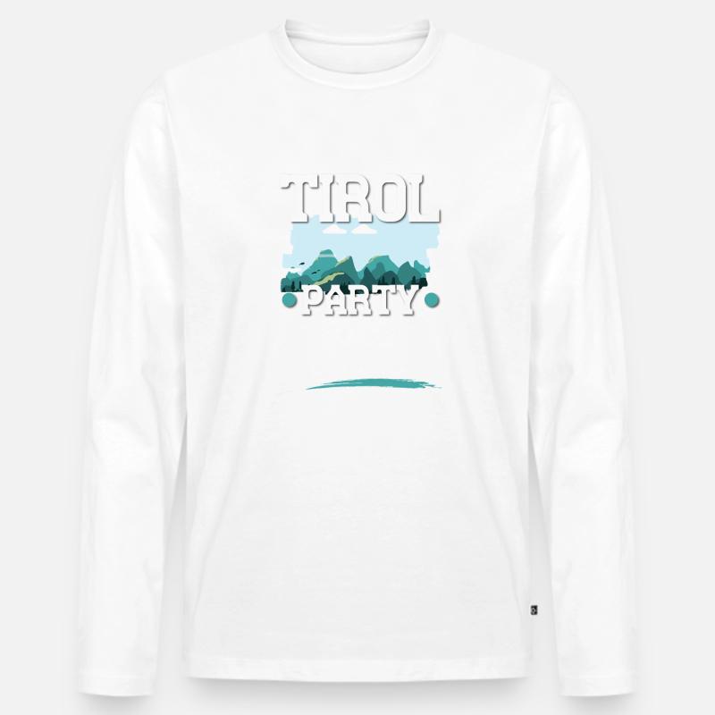 Tirol Party Crew - Männer Premium Bio Langarmshirt - undefined