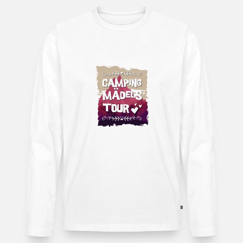 Camping Mädels Tour - Männer Premium Bio Langarmshirt - undefined