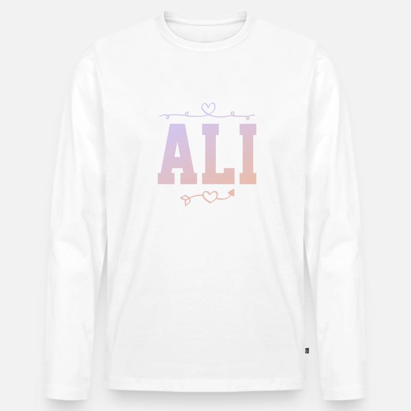 Ali - Männer Premium Bio Langarmshirt - undefined