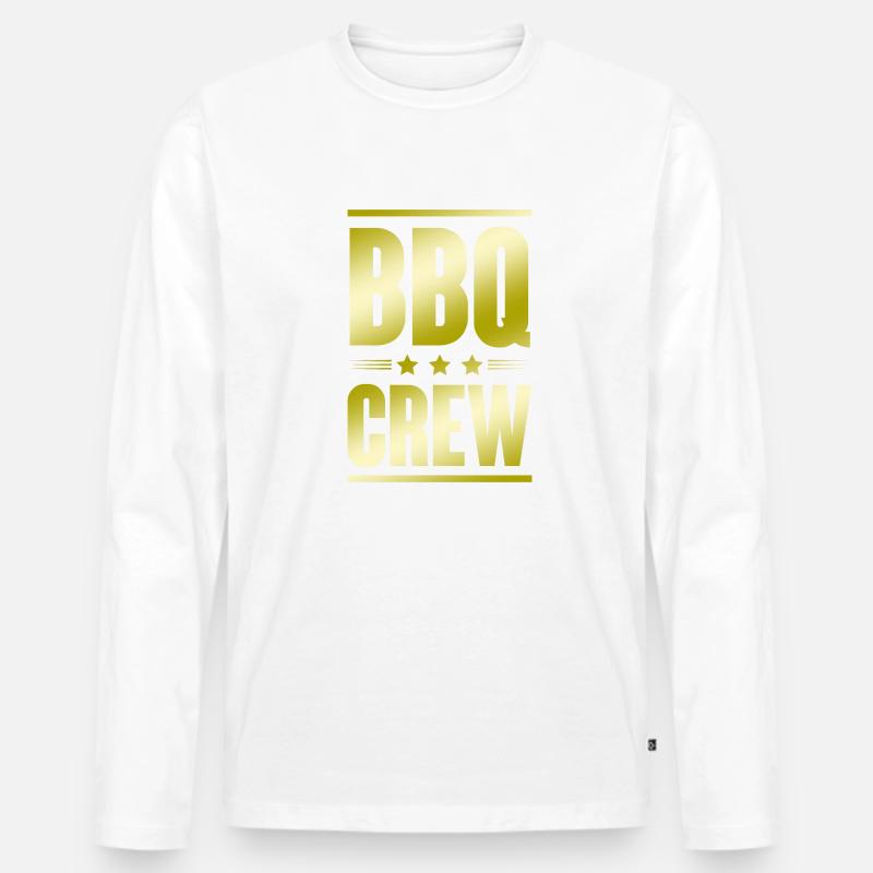 Bbq Crew - Männer Premium Bio Langarmshirt - undefined