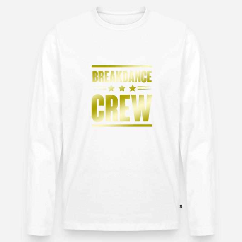Breakdance Crew - Männer Premium Bio Langarmshirt - undefined