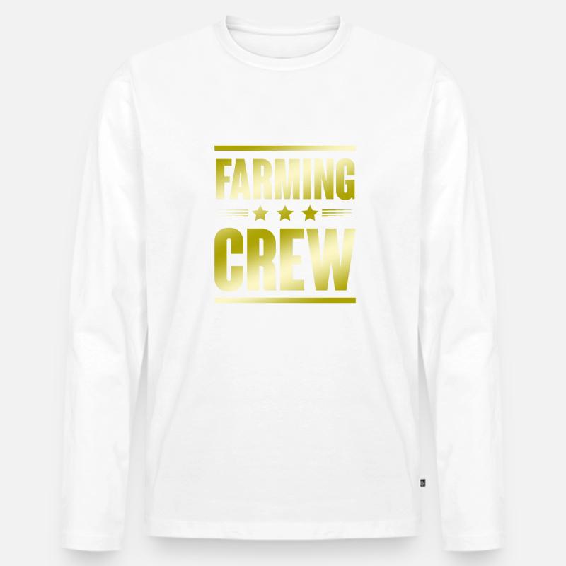Farming Crew - Männer Premium Bio Langarmshirt - undefined