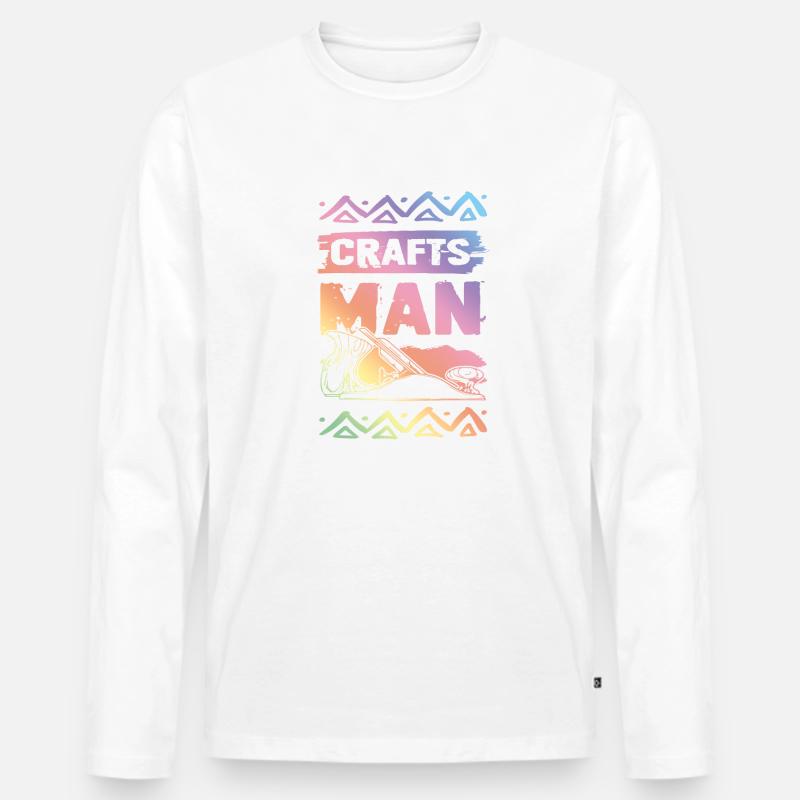 handwerker Craftsman - Männer Premium Bio Langarmshirt - undefined
